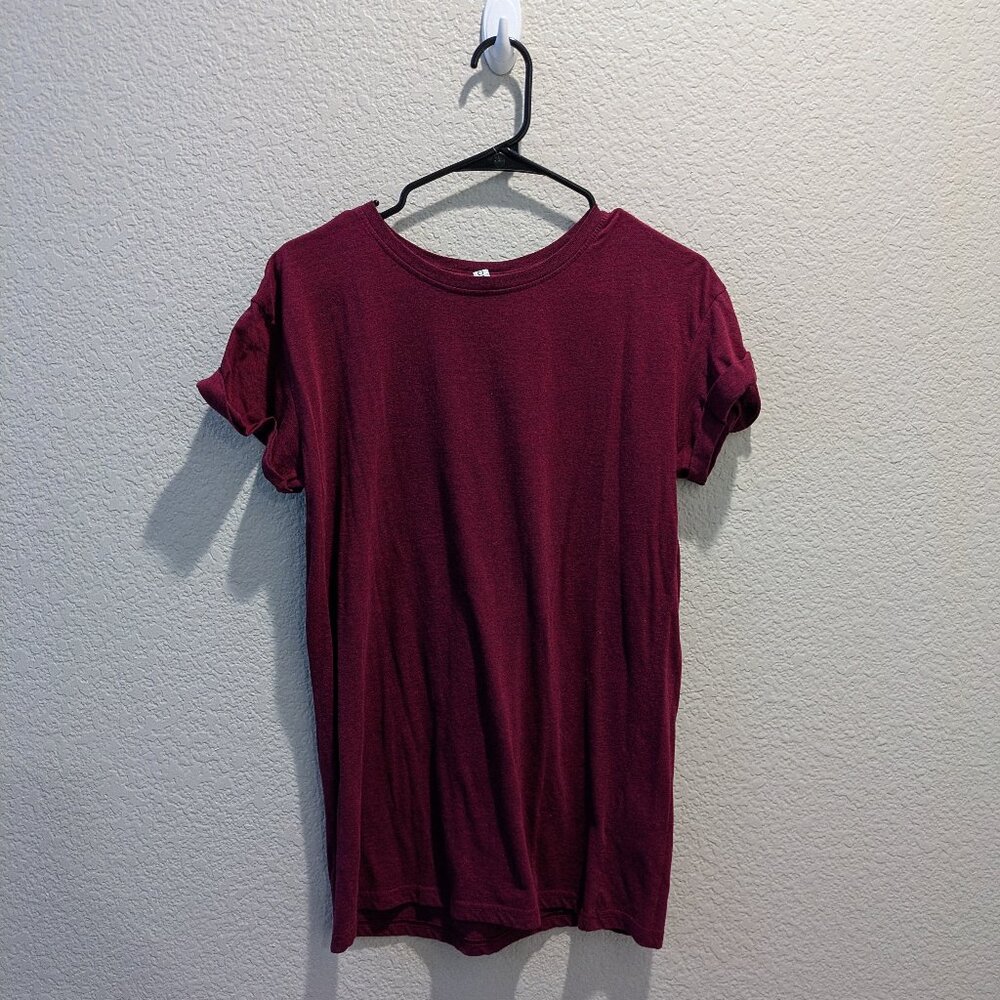 H&M maroon t-shirt dress - Size XS
